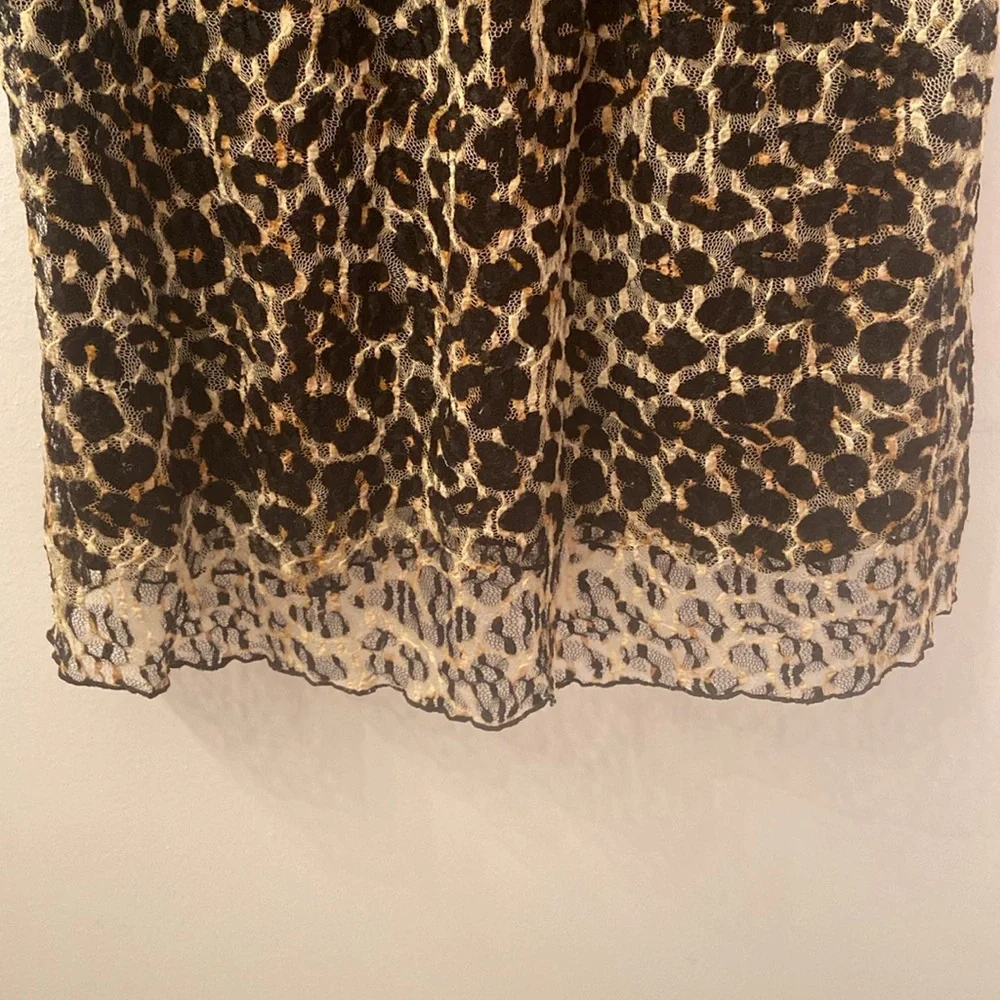 Alfani Cheetah print top size 3x - Picture 2 of 5